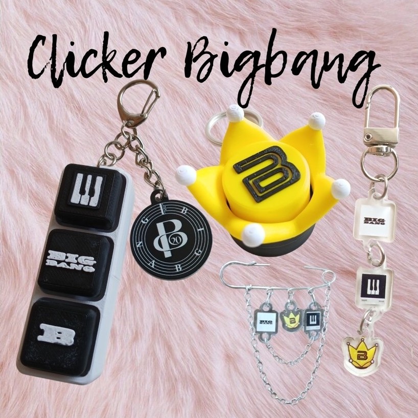 BIGBANG CLICKER, เข็มกลัด, แป้นพิมพ์ Clicker bigbang, พวงกุญแจ bigbang, gdgongon, taeyang, daesung, 