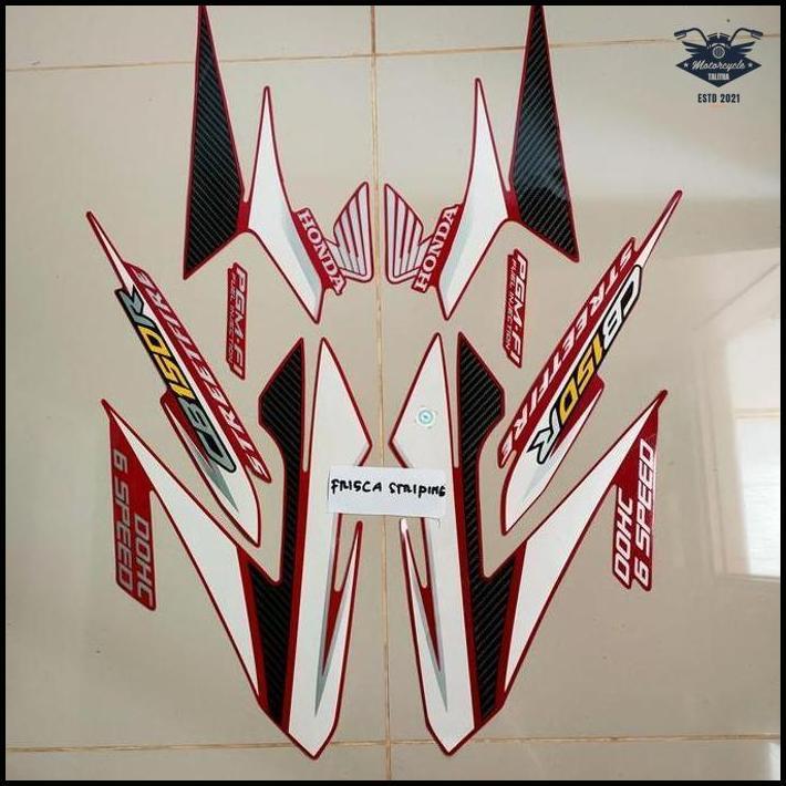 MERAH Cb150R Cb 150 R สีแดง 2014 2015 สติ๊กเกอร์ Striping Ready