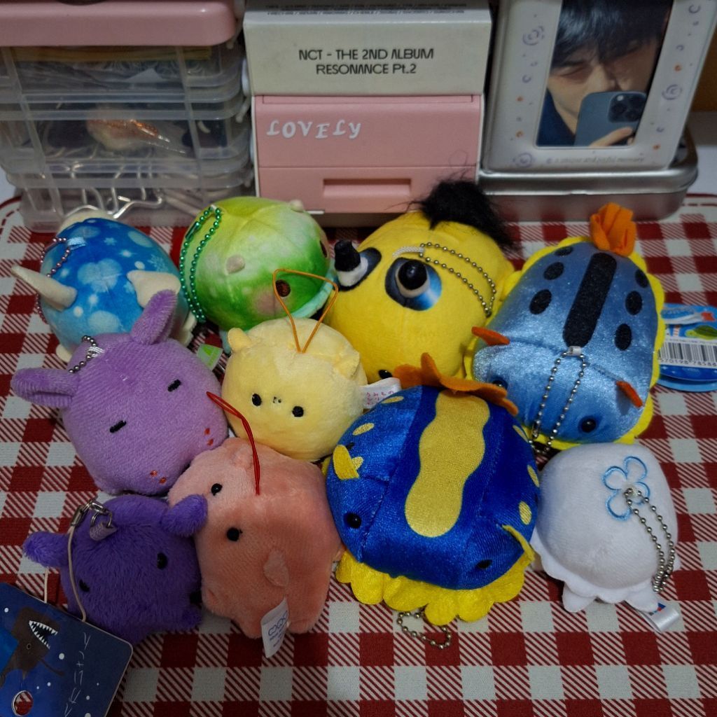 [ต้นฉบับ] พวงกุญแจตุ๊กตา Mandako และ Seaak | Plushie Japan ตุ๊กตาสัตว์ Mascot Mendako Sea Bunny Jellyfish Break NAT Amuse Bag Charm Yell Amuse UNP