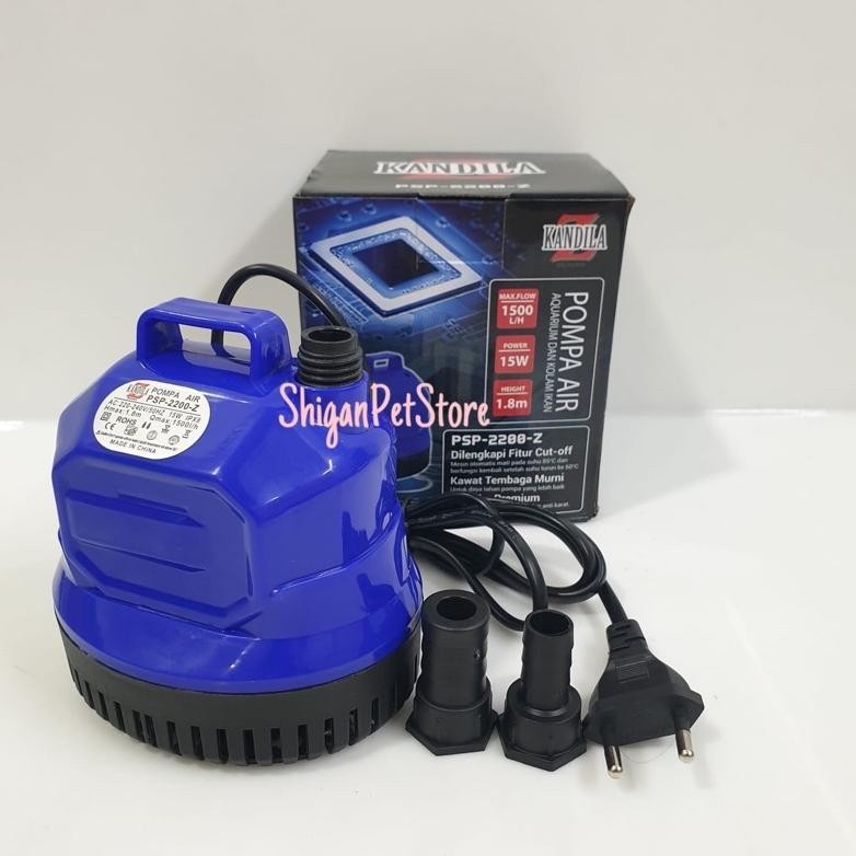 Ready_Stock Kandila Psp 2200 Z ปั๊มน้ําแบบจุ่ม Aquarium บ่อปลา Psp2200Z ปั๊มน้ําแบบจุ่ม Psp 2200Z Da