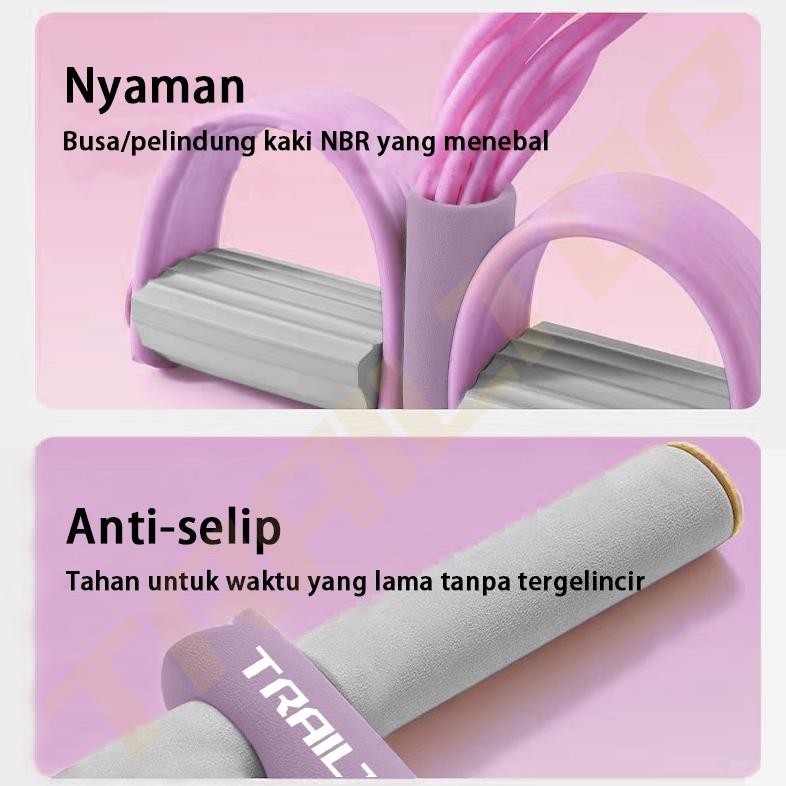 .!!! Trailtop Tummy Trimmer Fitness 4 Straps & 6 Straps อุปกรณ์กีฬาสําหรับลดหน้าท้องและลดต้นขา Er-90