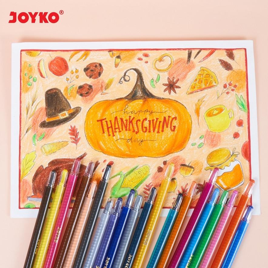 Bf888S Twist Crayon Joyko Twcr - Twcr-12S-12 Colours Up15