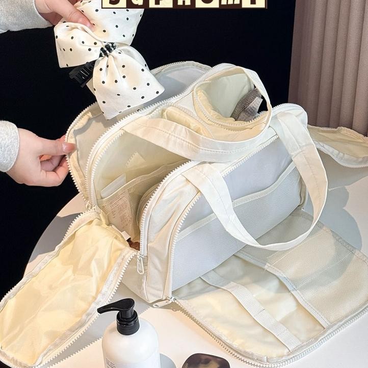 กระเป๋าแป้งกระเป๋าเครื่องสําอาง Washbag Make Up Pouch Cosmetic Bag Organizer Womens Make Up Bag Wate