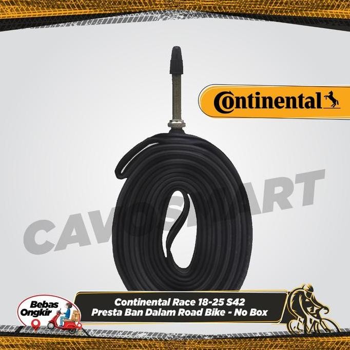 Continental Race 18-25c 42mm presta ยางใน New NoBox OEM