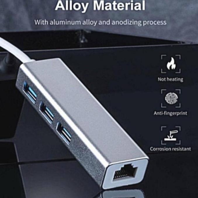 DV7 }} Usb 3.0 ถึง Usb Hub ถึง Lan Ethernet Rj45 10/100 NETLINE