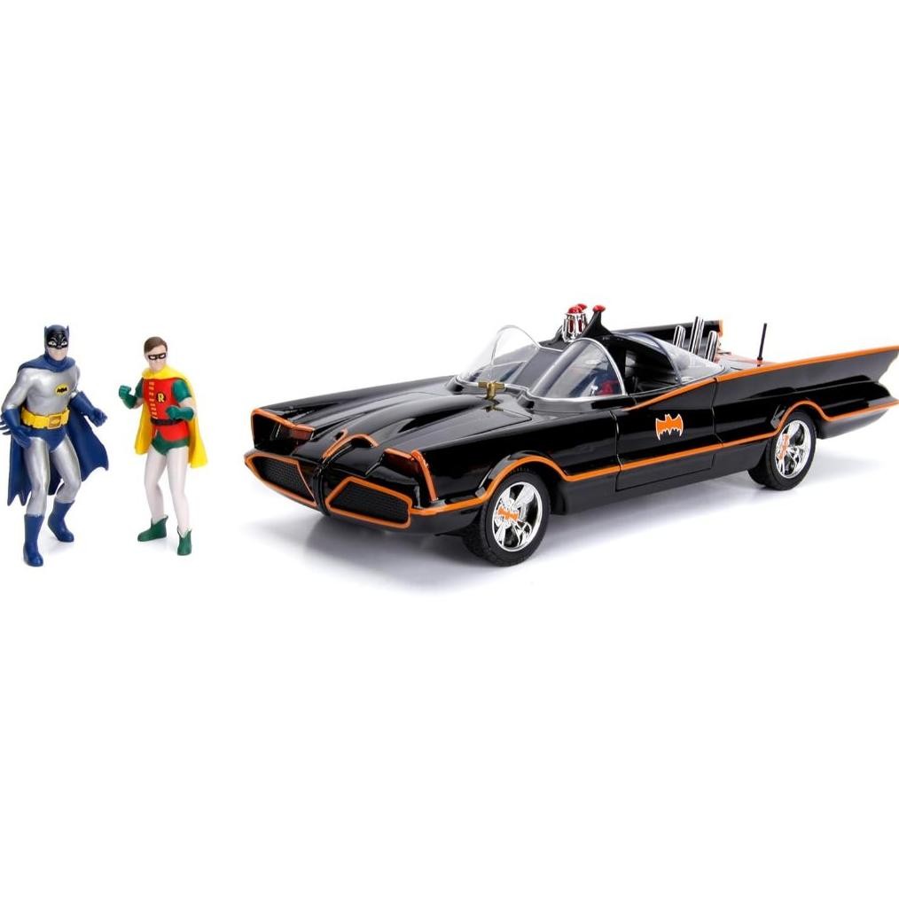 JADA DC COMICS 1:18 1966 Klass Atv-Series Batmobile สะสม-AUTO MIT 7.6 ซม. BATMAN-