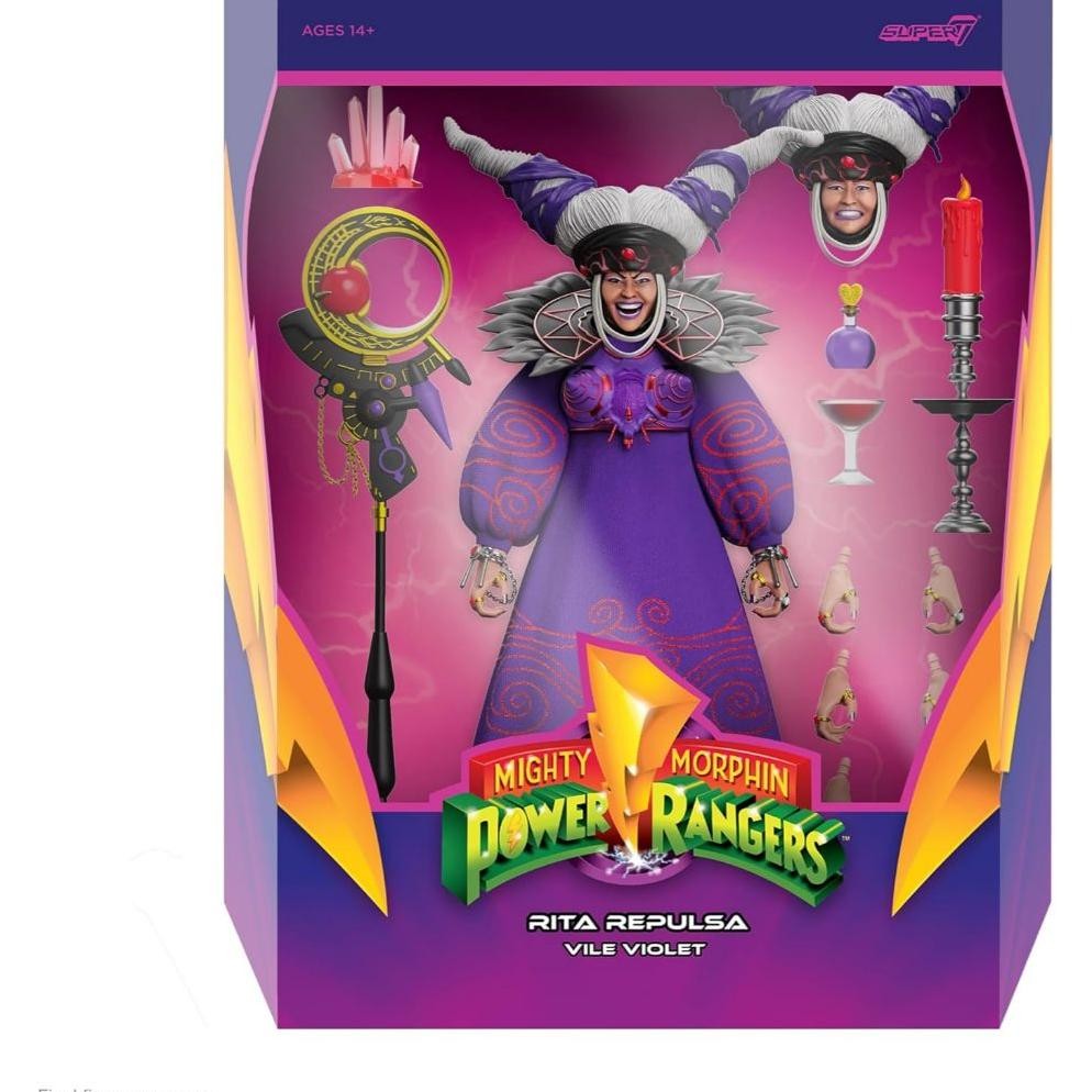 สุดยอด7 สุดยอด! MIGHTY MORPHIN POWER RANGERS RITA REPULSA (VILE VIOLET) - 17.8 CM POWER RANGERS