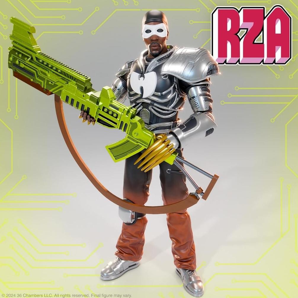 สุดยอด 7 สุดยอด! Rza BOBBY DIGITAL 17.8 CM GROSSE Rza ACTIONFIGUR MIT ZUBEHR, HIP-HOP-Samlerstcke