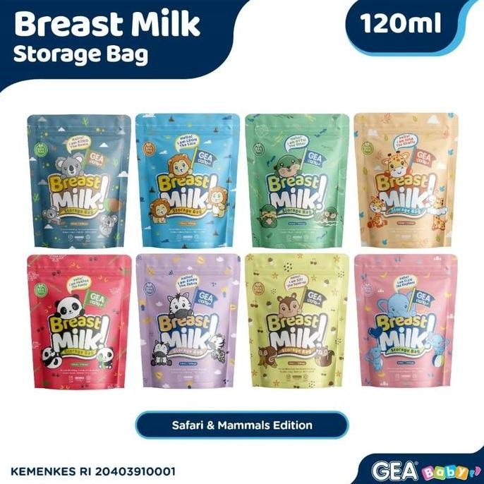 DS13 >> GEA BABY / Breast Milk Bag 120ml & 200ml / ถุงเก็บน้ํานมแม่ บรรจุ 30