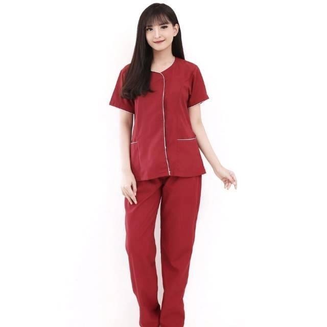 MFS Zoe Maroon Nurse Uniform / Babysitter Uniform
