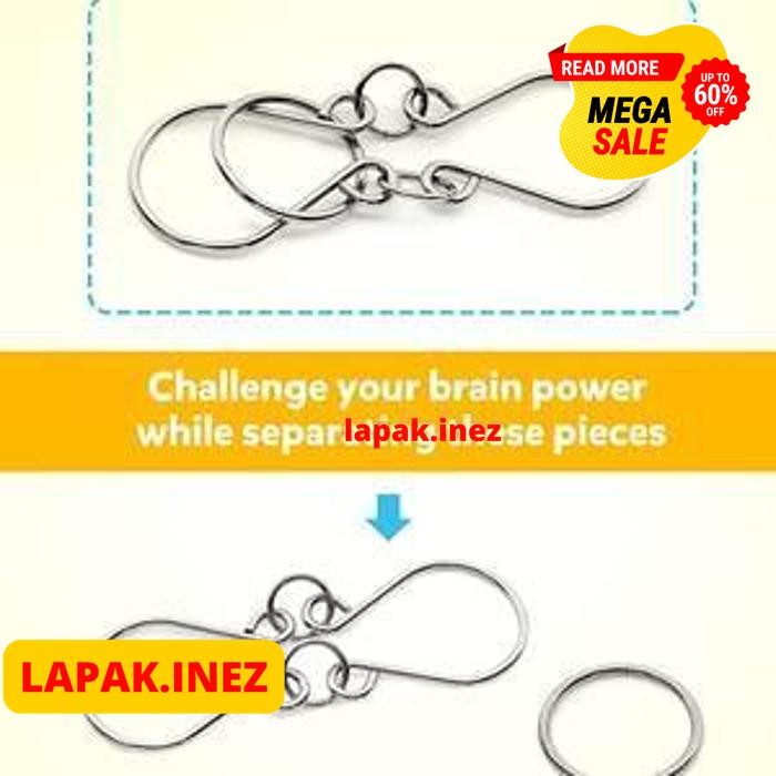 METAL PUZZLE METAL 3D GAME 8IN1 BRAIN SHARPENING IQ โดย INEZ COLLECTION