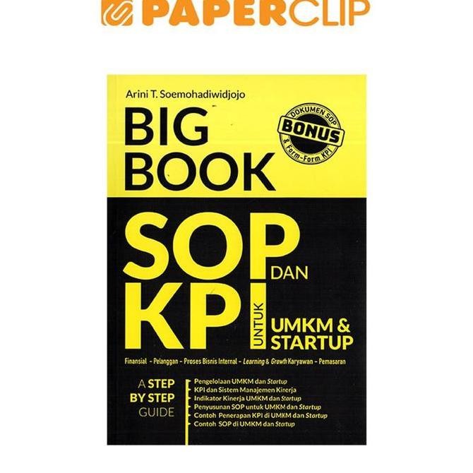 หนังสือเล่มใหญ่ - SOP และ KPI สําหรับ UMKM & STARTUP