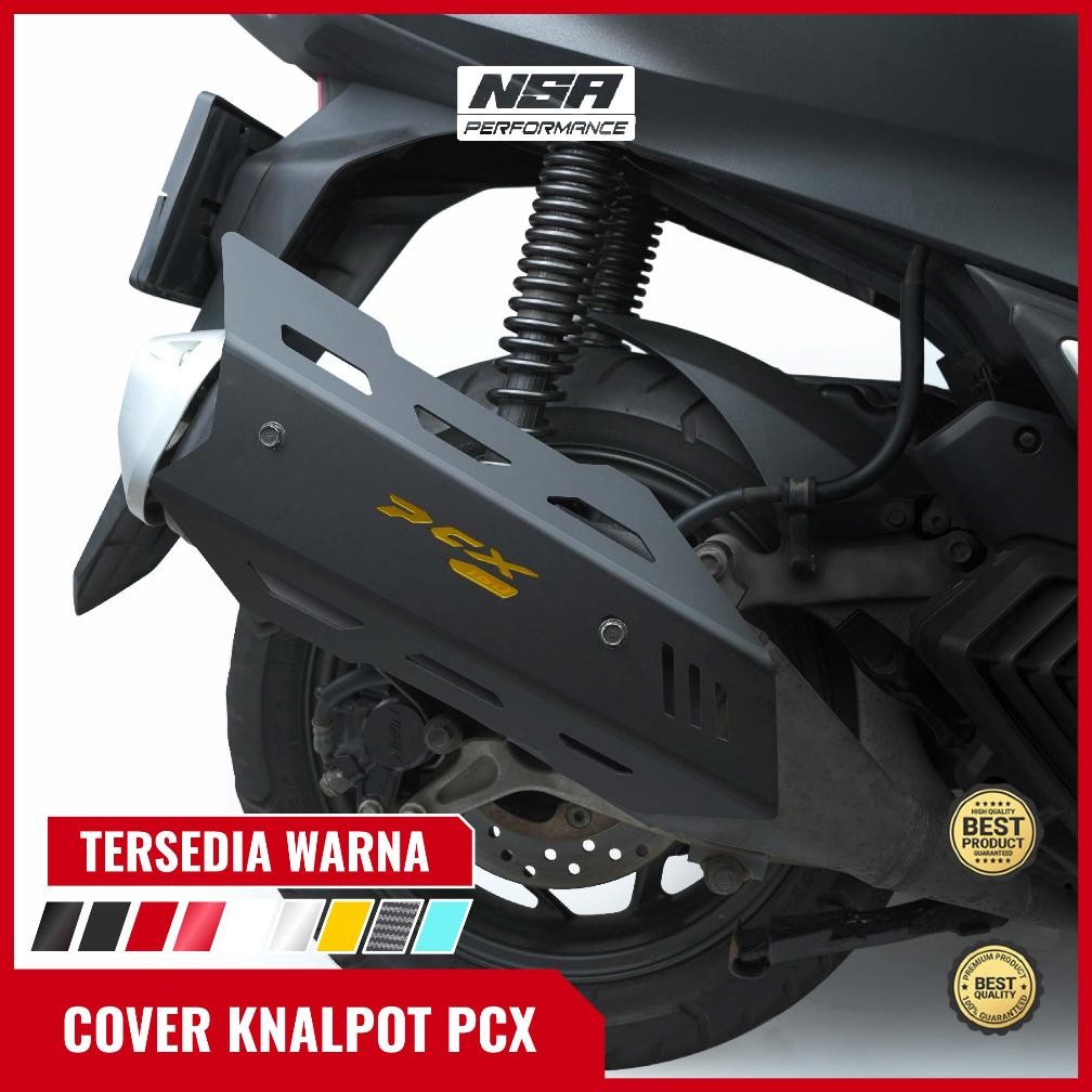 ใหม่ - ฝาครอบ NSA EXHAUST PCX 160 ฝาครอบท่อไอเสีย PCX 160 อุปกรณ์เสริมรถจักรยานยนต์ HONDA PCX 160 NS