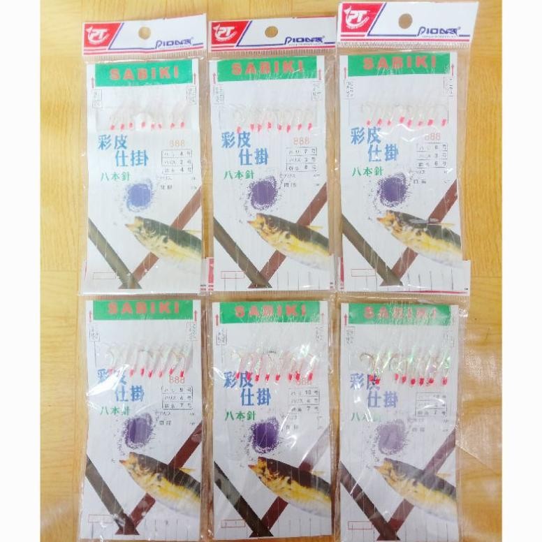 Sabiki Pioneer 888 Kotrekan Bait Kotrek Fishing Hook Ad-77