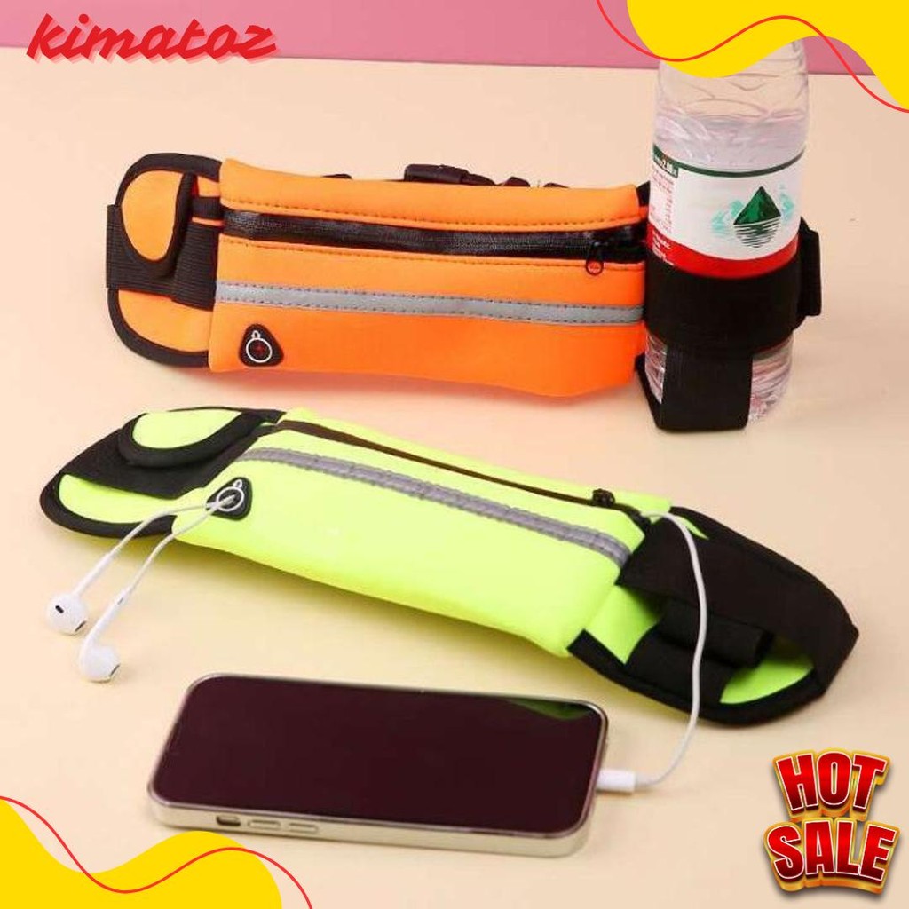 คัสสไร่! Orta Running Belt Bag Running Waistbag Water Proof 1 Pocket Go Belt Running Belt