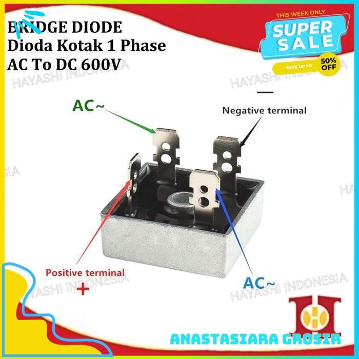 BRIDGE DIODE รีเซ็ต BRIDGE DIODE KBPC2506 3506 25 35A 600V TAIWAN