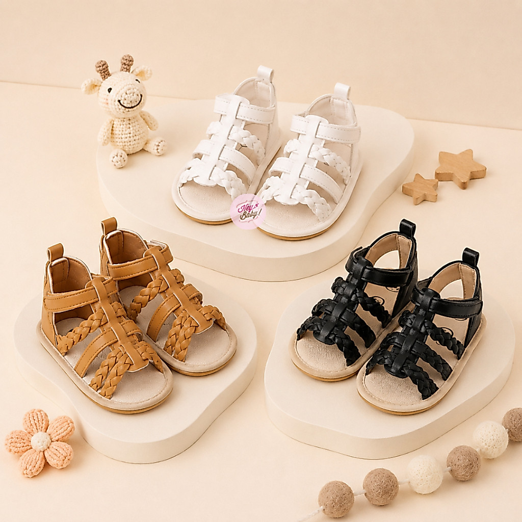 HEYBABY - รองเท้า GLADIATOR prewalker สําหรับทารกและเด็กผู้หญิง