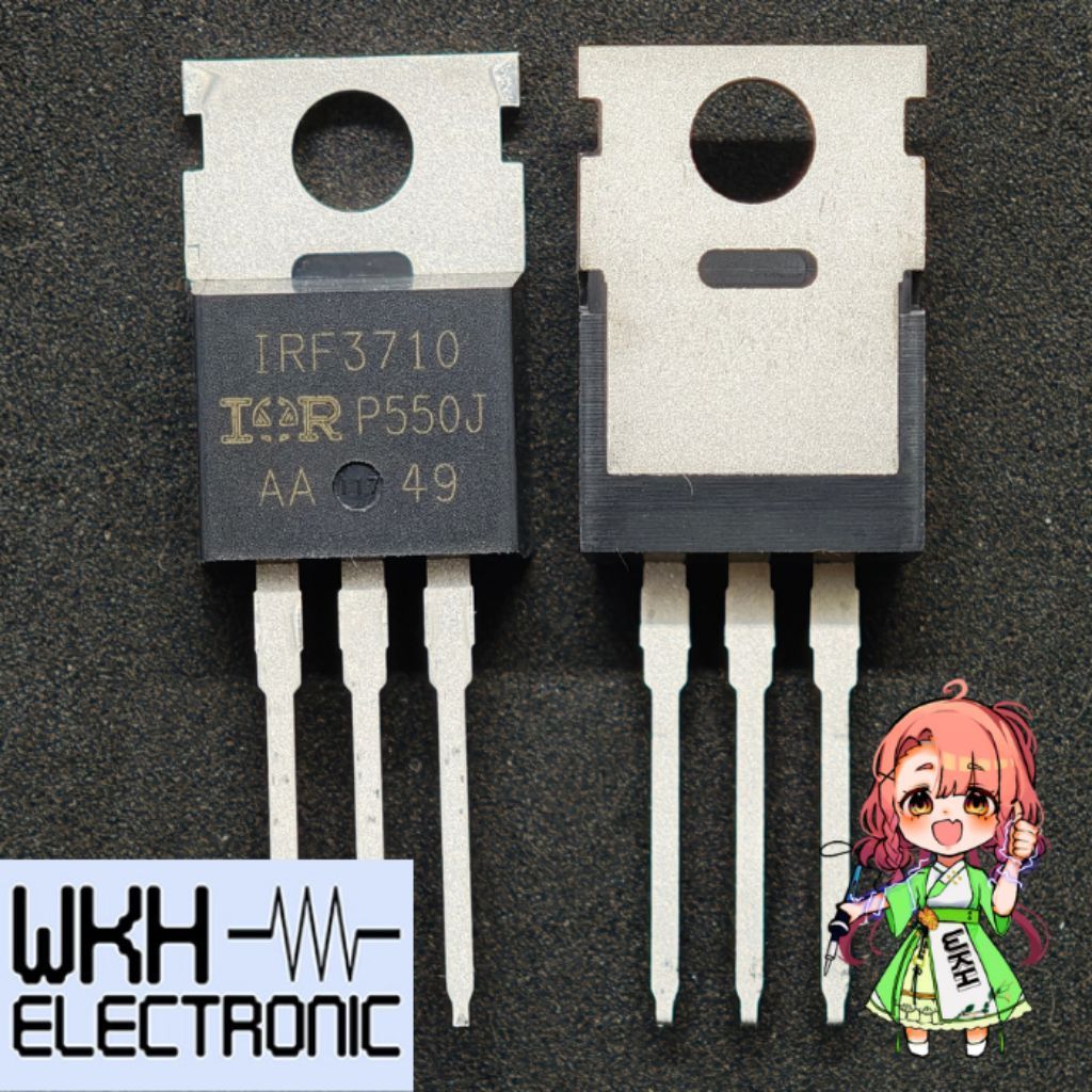 ต้นฉบับ IRF3710 IRF3710PBF ทรานซิสเตอร์ N-Channel 57A 100V 3-Pin TO-220
