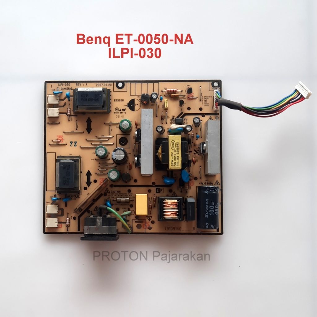 MESIN Benq ET-0005-NA G700AD LCD Monitor PSU ILPI-030 แหล่งจ่ายไฟเครื่อง 491091400100R ตัวควบคุม PCB