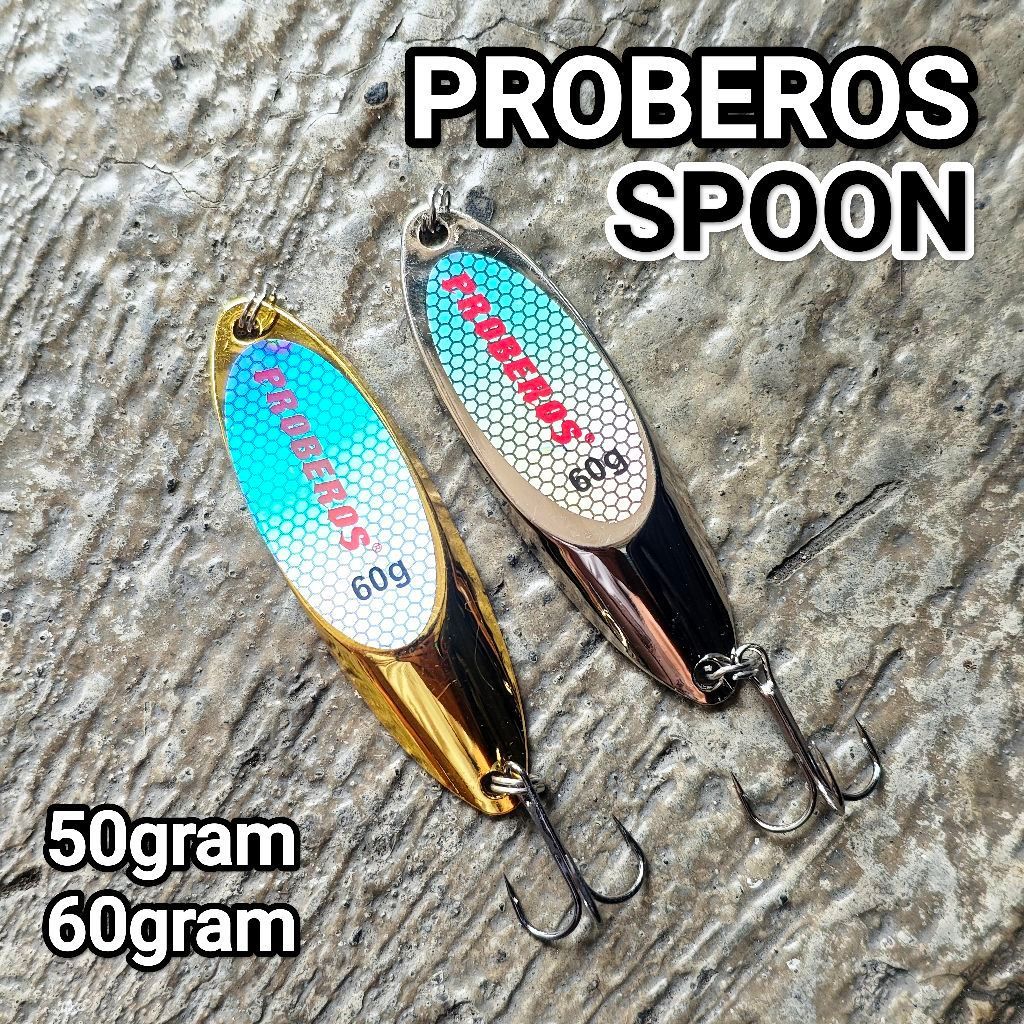 PROBEROS SPOON เหยื่อหล่อปลาทู barracuda