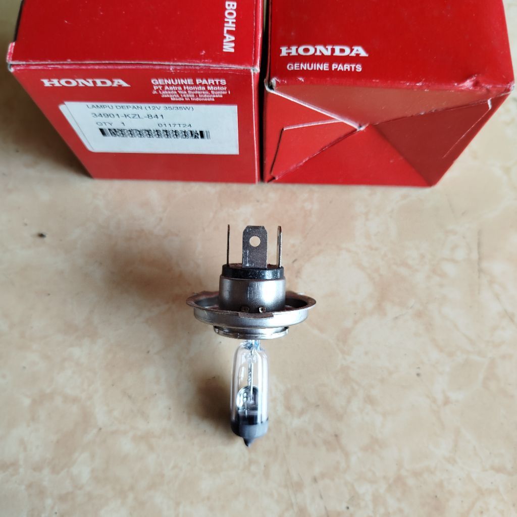 12V 35/35W หลอดไฟหน้าสําหรับ Honda Scoopy Fi Scoopy Esp Original AHM 34901-KZL-841