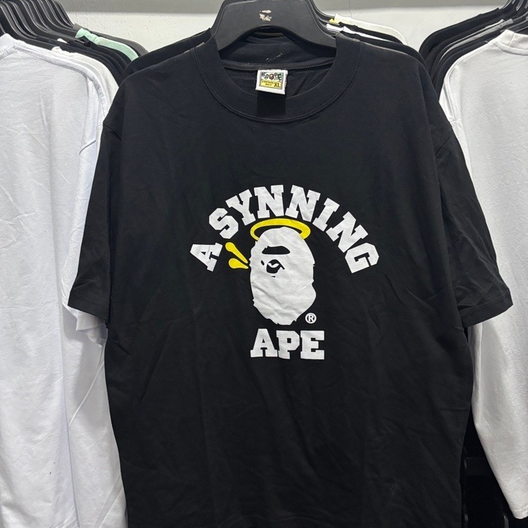เสื้อยืด Bape syning มือสอง