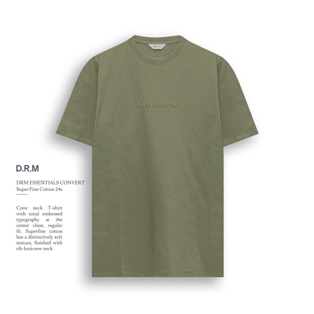 เสื้อยืดแปลง Essentials | Drm .drm ใส่เสื้อยืด