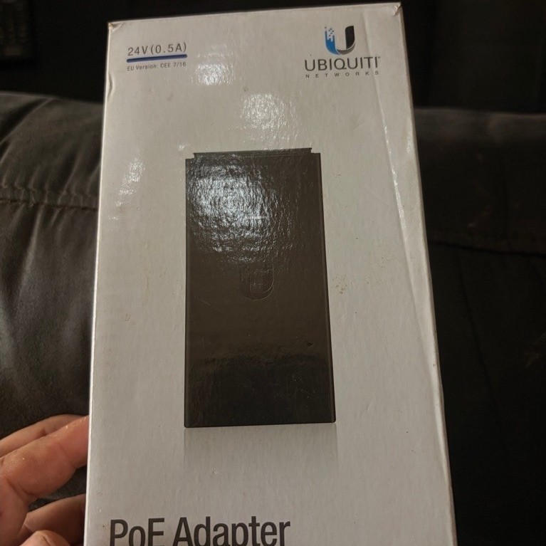 อะแดปเตอร์ Ubiquiti poe 24v 0.5A