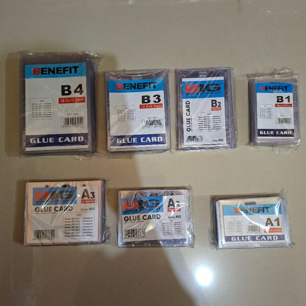 ขายปลีก 1 ชิ้น Case Card / ID Card A1 A2 A3 B1 B2 B3 B4 Mica Card Holder / Name Bag