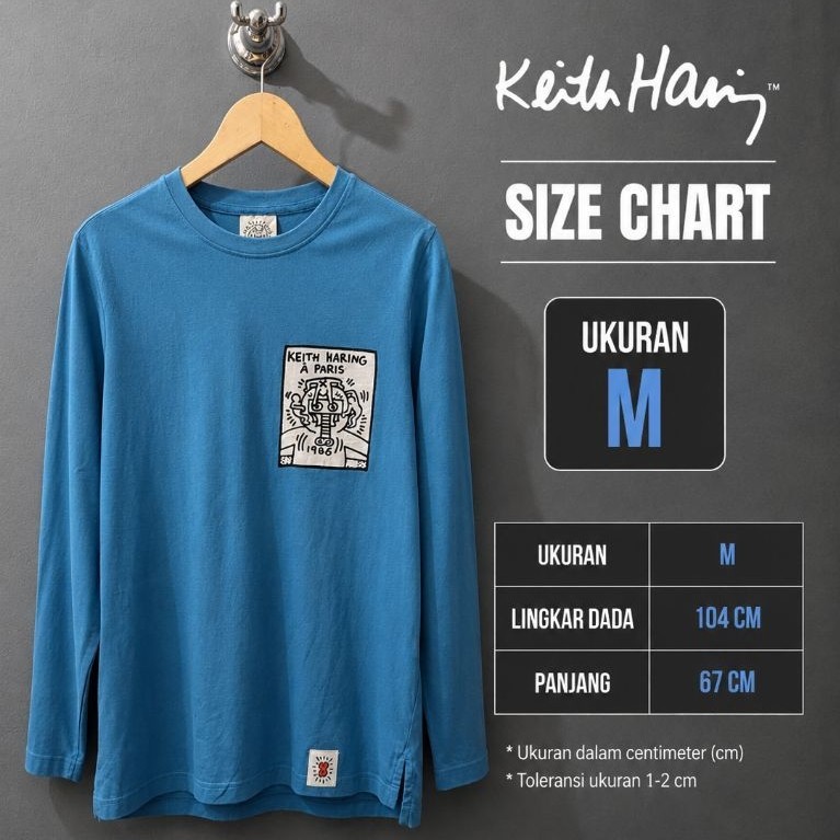 เสื้อยืด Keith Haring ไซส์ M