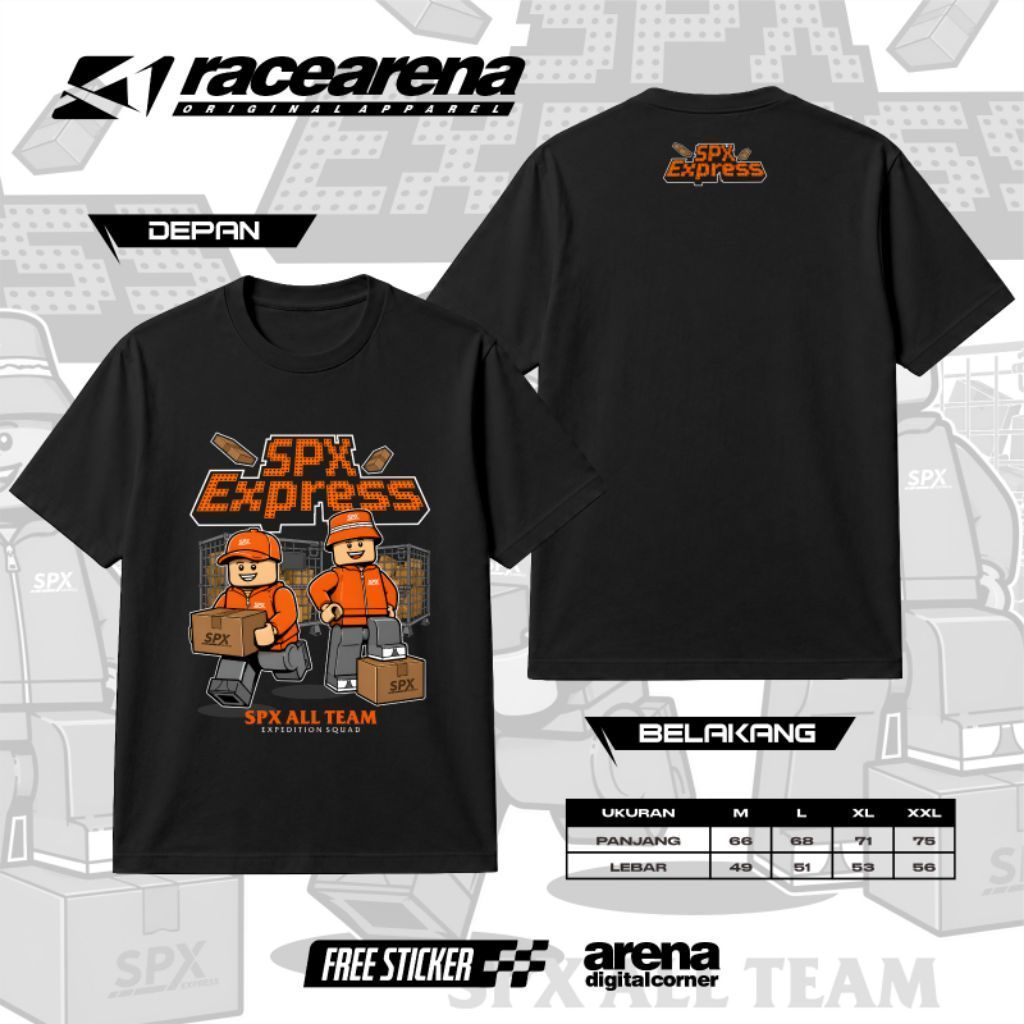 SPX Express lego เสื้อยืดลําลอง 2026