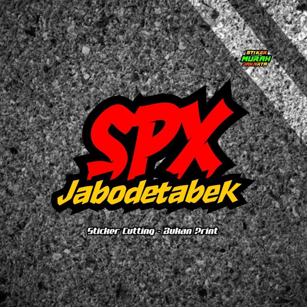 SPX JABODETABEK สติ๊กเกอร์, COOL, กันน้ําสติกเกอร์ตัดรถจักรยานยนต์ที่กําหนดเอง
