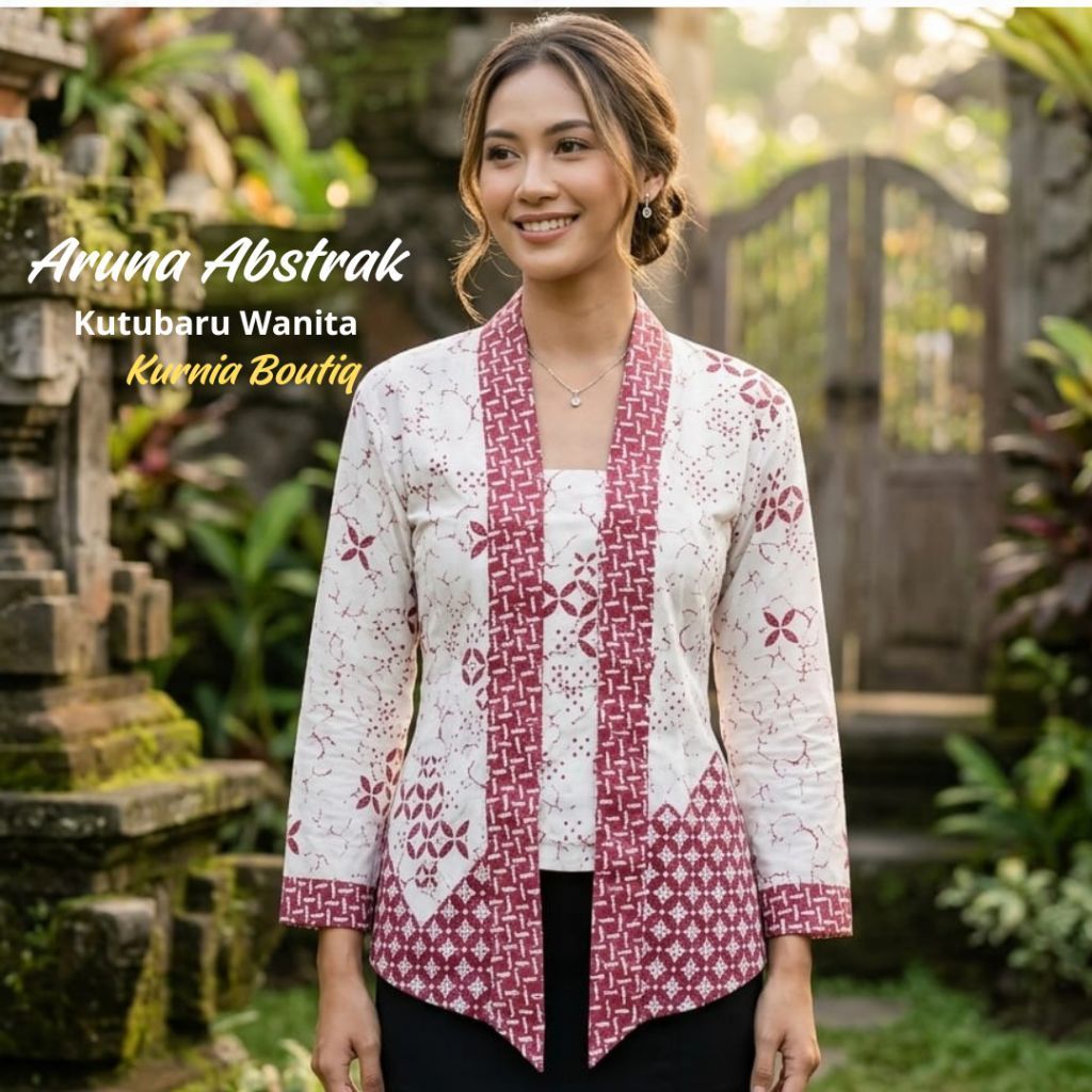 Aruna Abstract Batik Kutututu Top