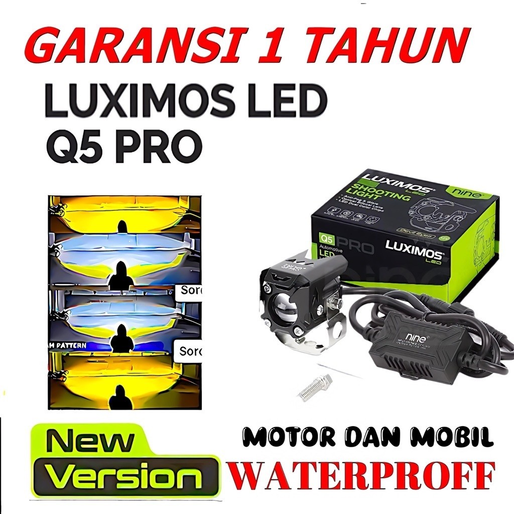 LUMINOS LED NINE Q5 MINI SHOOTING LIGHT DEVIL EYE ดั้งเดิม