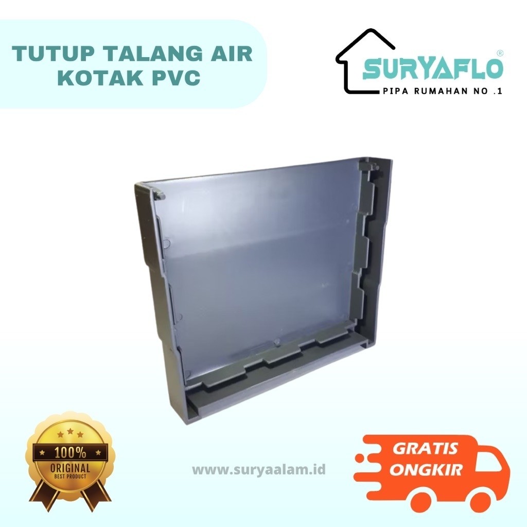 SURYAFLO PVC SQUARE WATER GTTER COVER| 4" SQUARE DOP | การ์ดแคป