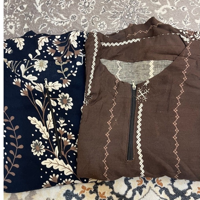 CAMELLIA BOUTIQUE 99 || BUNDLING 2 WIRU DRESS (MARWA NAVY +ALINA TAUPE)