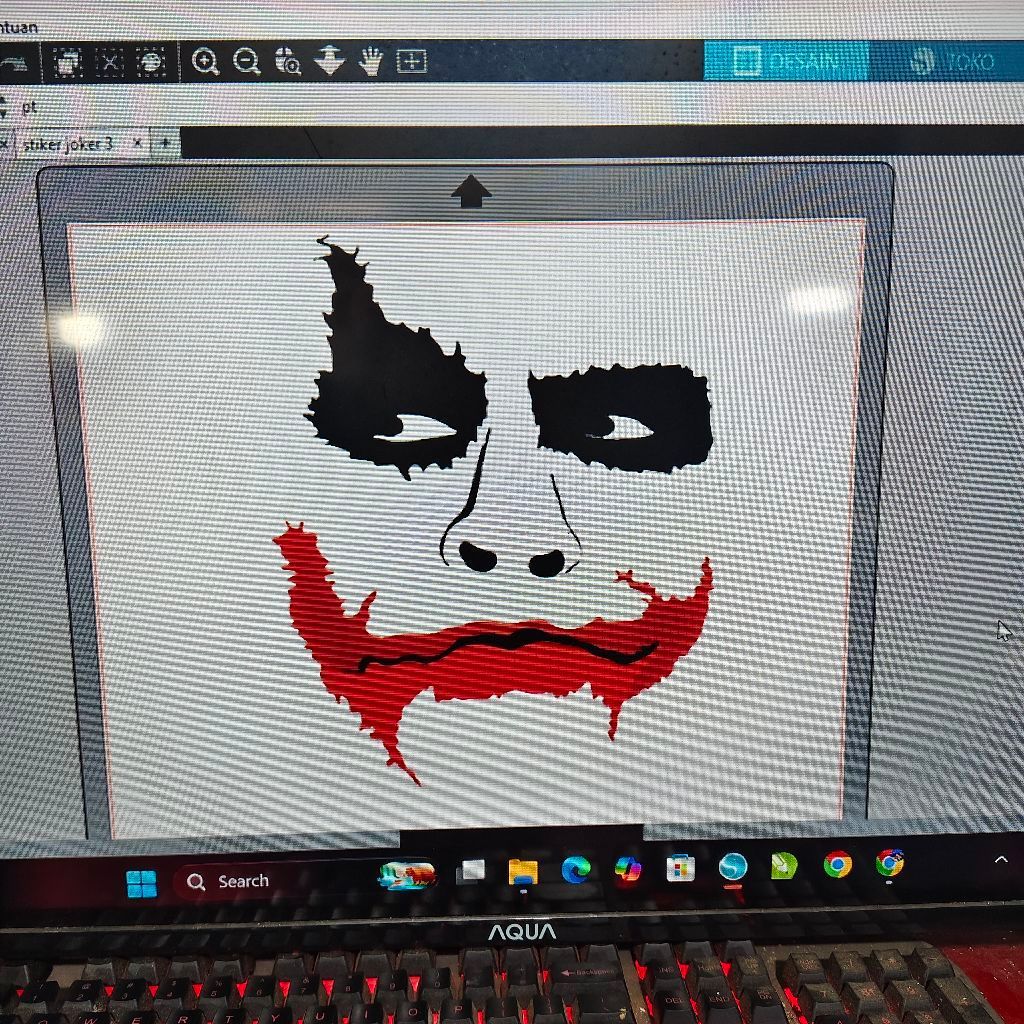 JOKER NGELIRIC สติ๊กเกอร์ตัดสติ๊กเกอร์