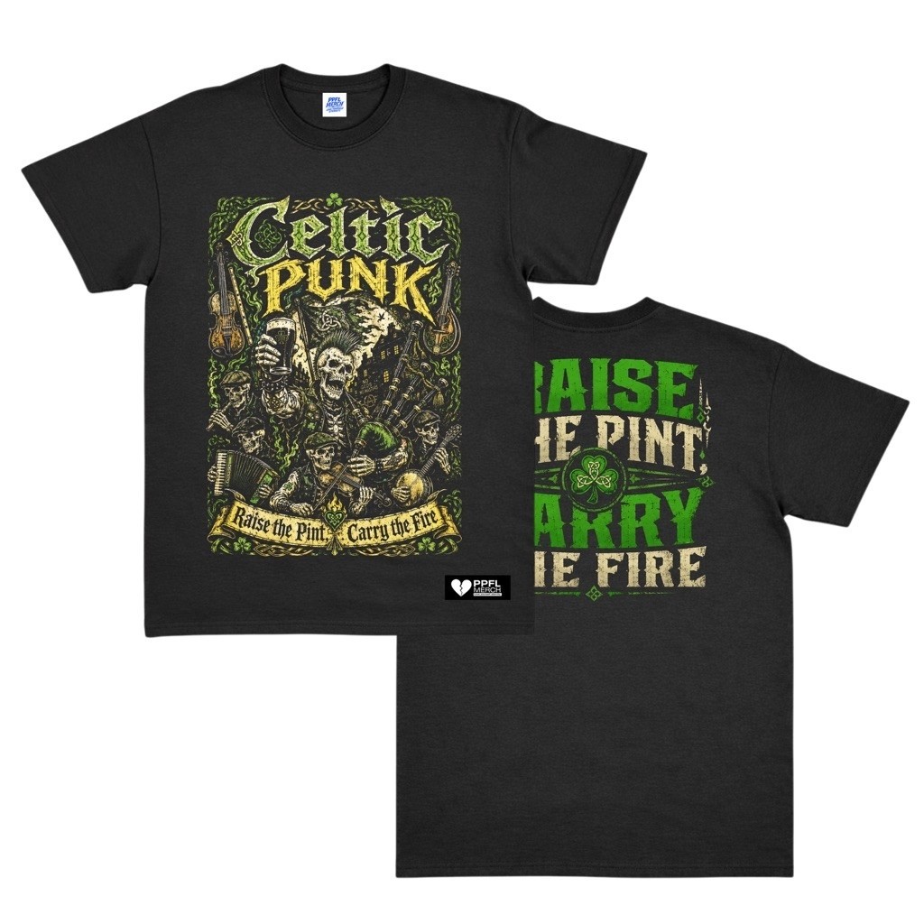 เสื้อยืด Celtic Punk Raise The Pint