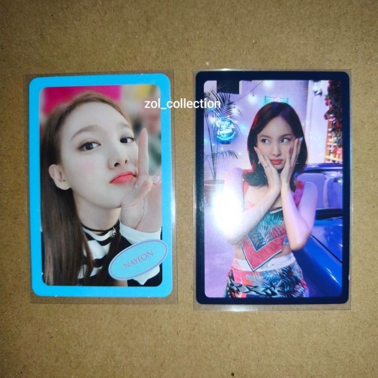 TAKE ALL OFFICIAL PHOTOCARD NAYEON สองครั้งพีซี NAYEON อย่างเป็นทางการ