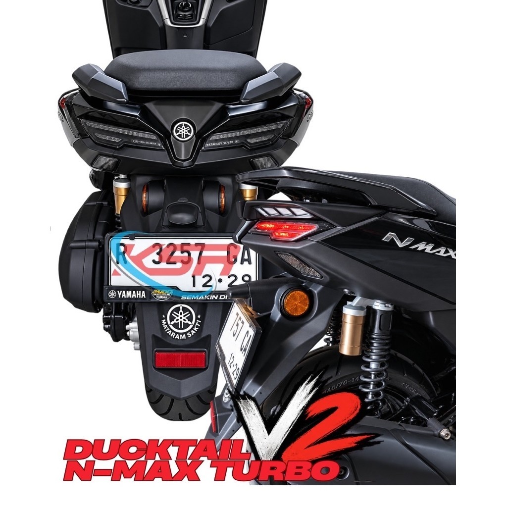 DUCKTAIL V2/buntut ครอบไฟท้าย n max turbo/neo/s v2 เดิม KS