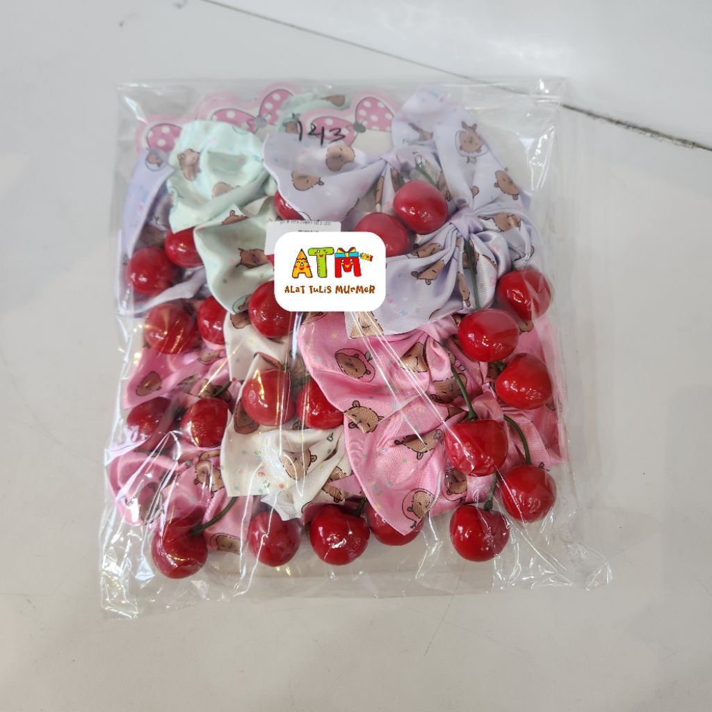 114041/ คลิป CHERRY RIBBON WHOLES