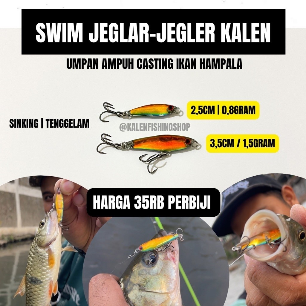SWIM JEGLAR-JEGLER KALEN / SWIM JEGLER KALEN / HAMPALA CASTING BAIT / KALEN BAIT