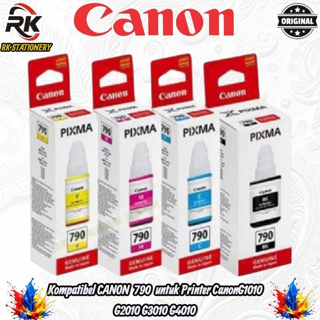 Canon PIXMA 790 หมึกพิมพ์แท้สําหรับ Canon G1010 G2010 G3010 G4010
