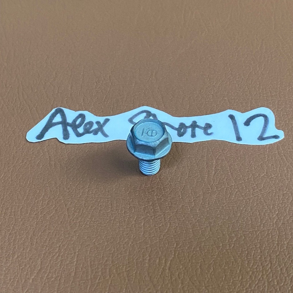 M8x16 CAP BOLT KEY 12 ORIGINAL FLANGE BOLT M12 PITCH 125