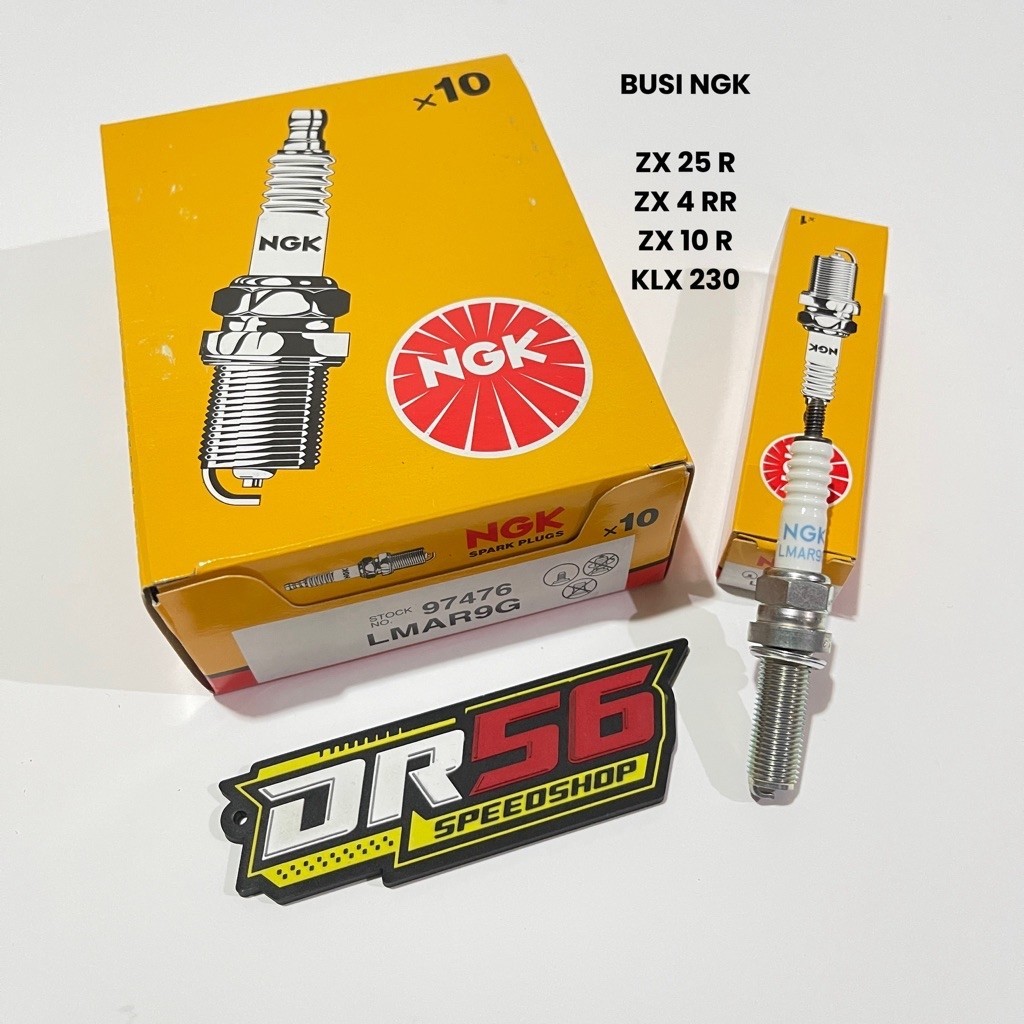 NGK LMAR9G ZX25R ZX4RR KLX 230 หัวเทียนเดิม