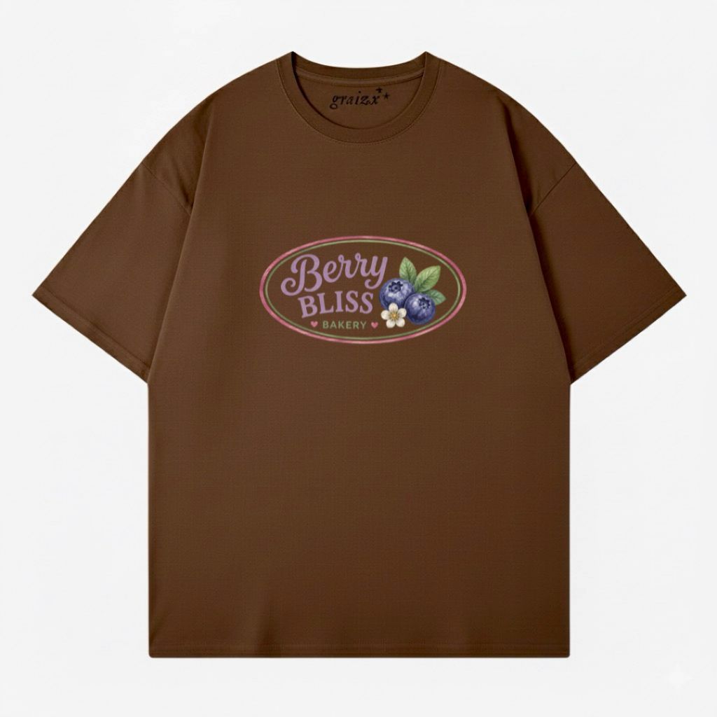 Graizx - Berry Bliss Brown Tee