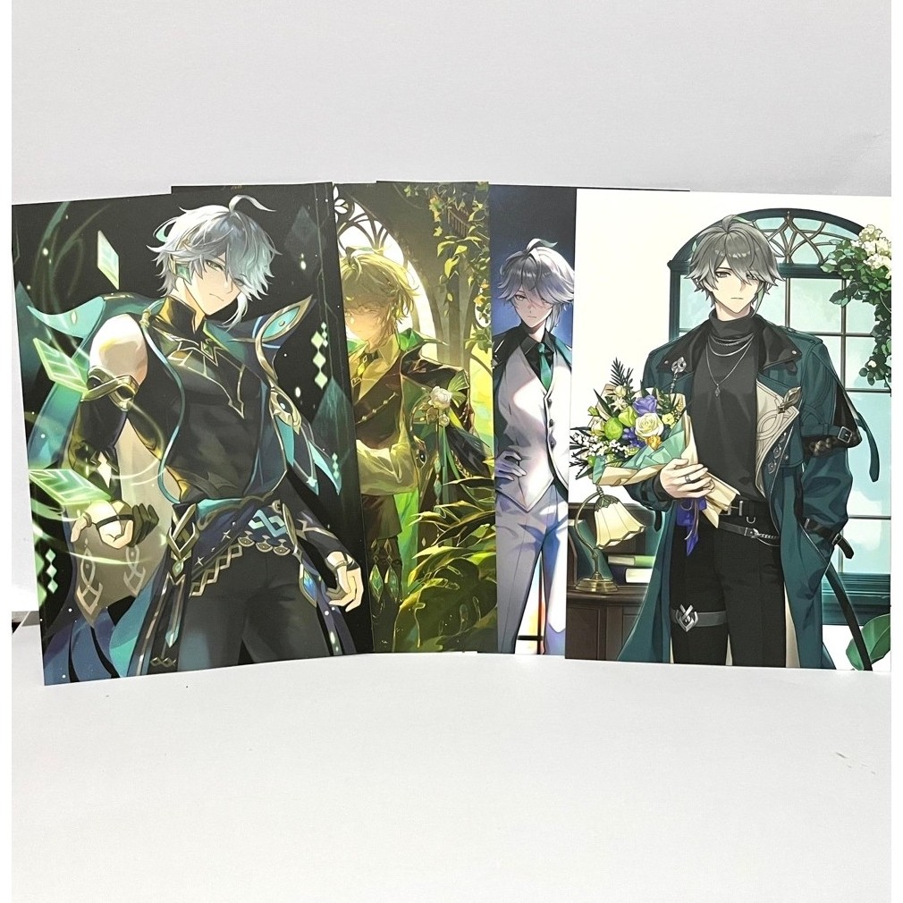 โปสการ์ด Genshin Impact Fanmerch KR วันเกิด Alhaitham