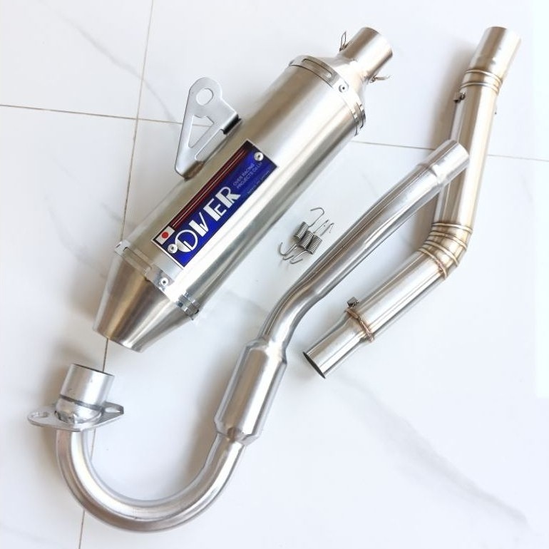 OVERJAPAN EXHAUST RACING 1SET เปิดท่อเข้า 38 มม.สําหรับรถจักรยานยนต์ ksr110 msx125 xr125 klx150 wr155 crf150