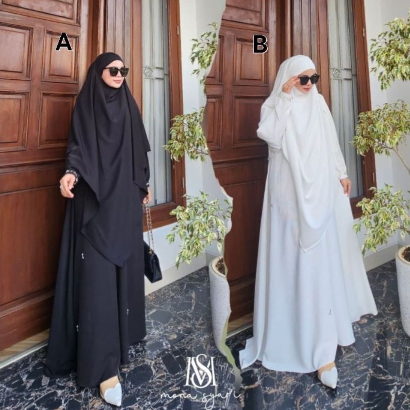 UMRAH SET FRENCH KHIMAR | โดย โมนา | MARBELLA SILK