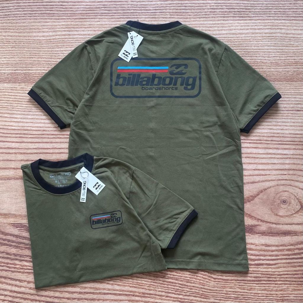 KATUN Surfing เสื้อยืด BLB P621 Ringer Tee Distro เสื้อยืดสําหรับผู้ชายและผู้หญิงแขนสั้น Combed Cott
